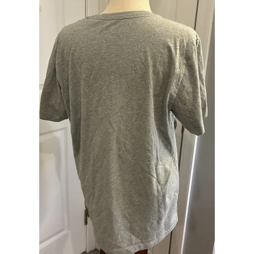 Jordan Brand x Paris Saint-Germain Grey Wordmark Graphic Tee Size Large